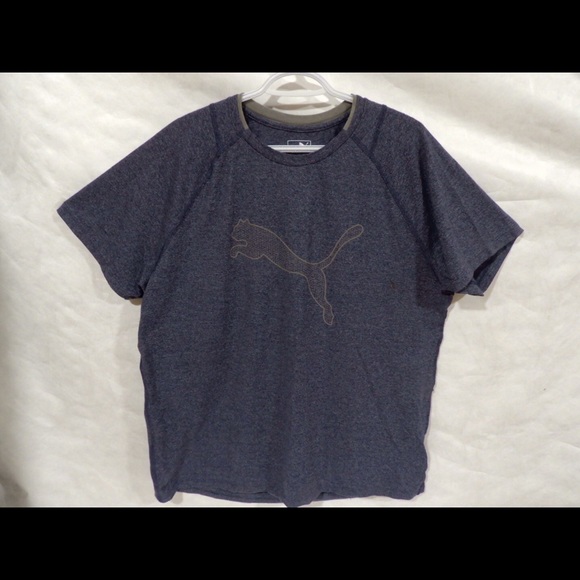 Blue / gray Puma t-shirt (Size XL) - Picture 1 of 3